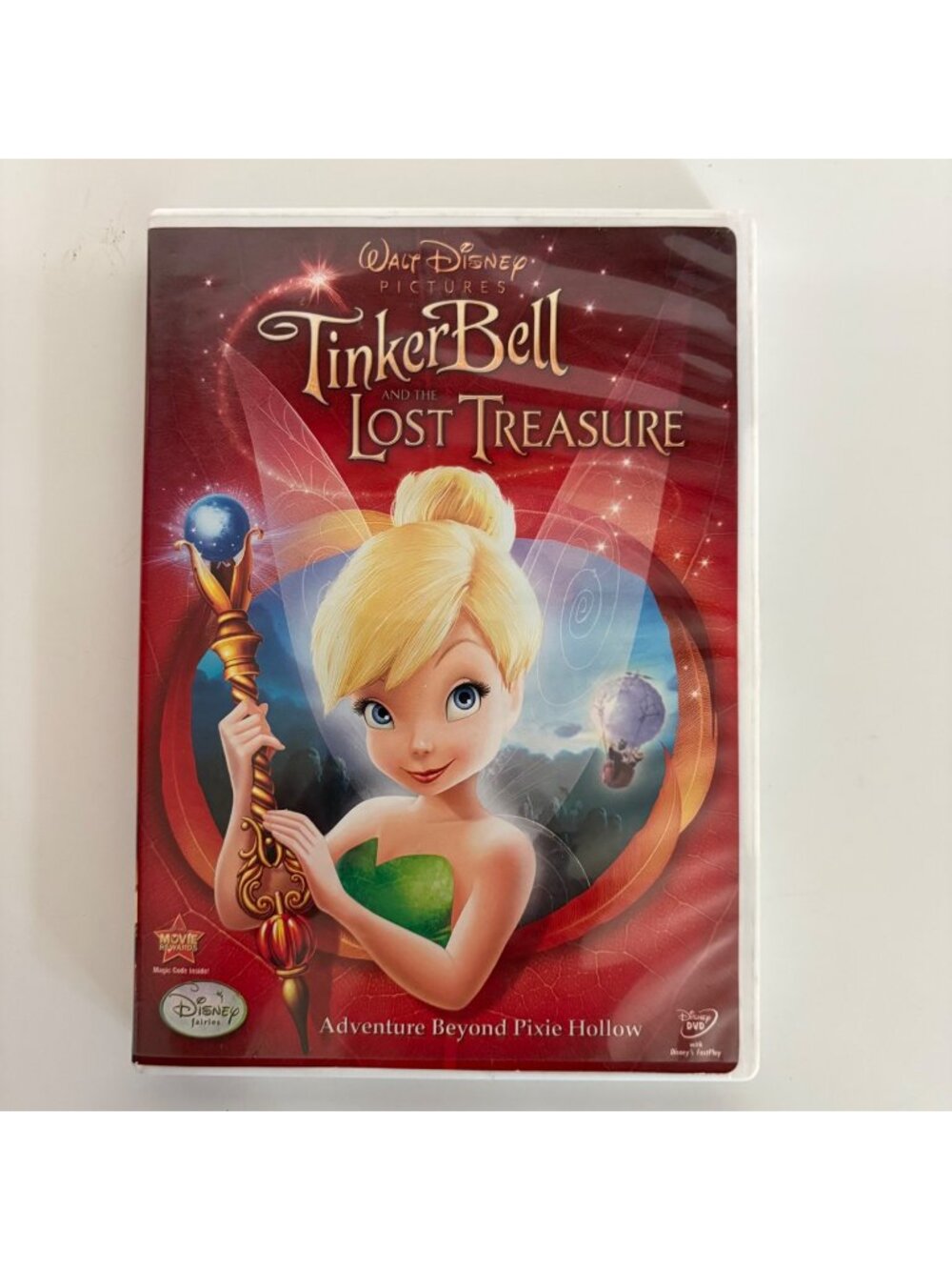 Tinker Bell And The Lost Treasure 2009 DVD Adventure Animation Mae Whitman Jesse